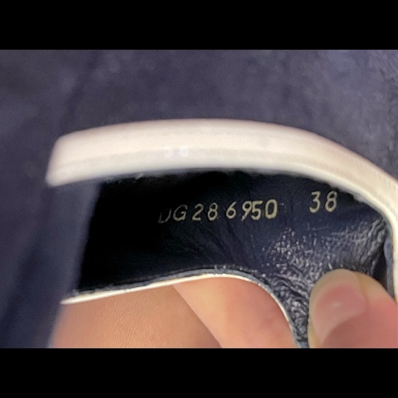 Yves Saint Laurent blue suede platform wedge 38. - Picture 9 of 10